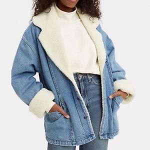 Retro Collar Sherpa Jacket